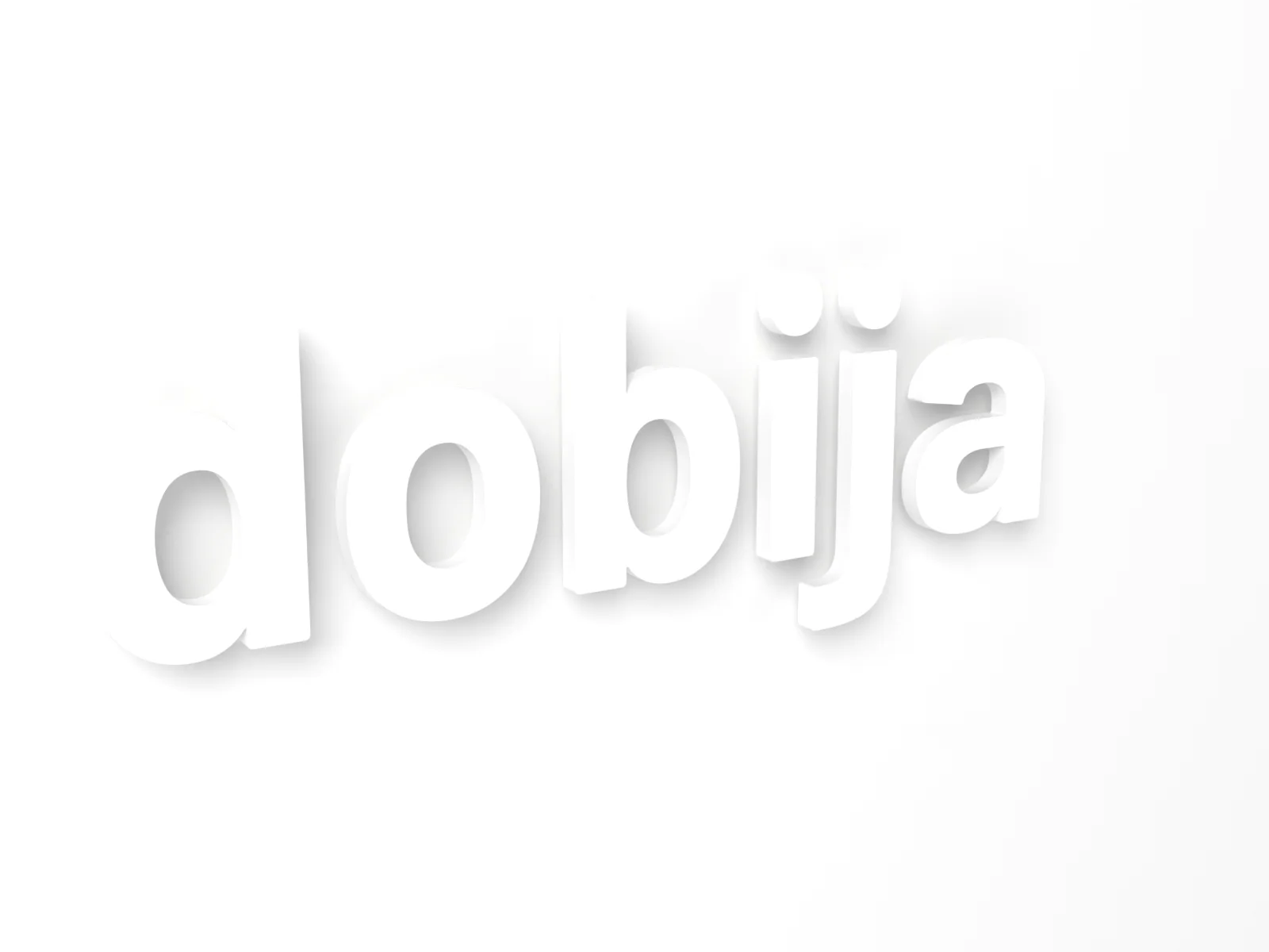 3D Acrylic Letters – White