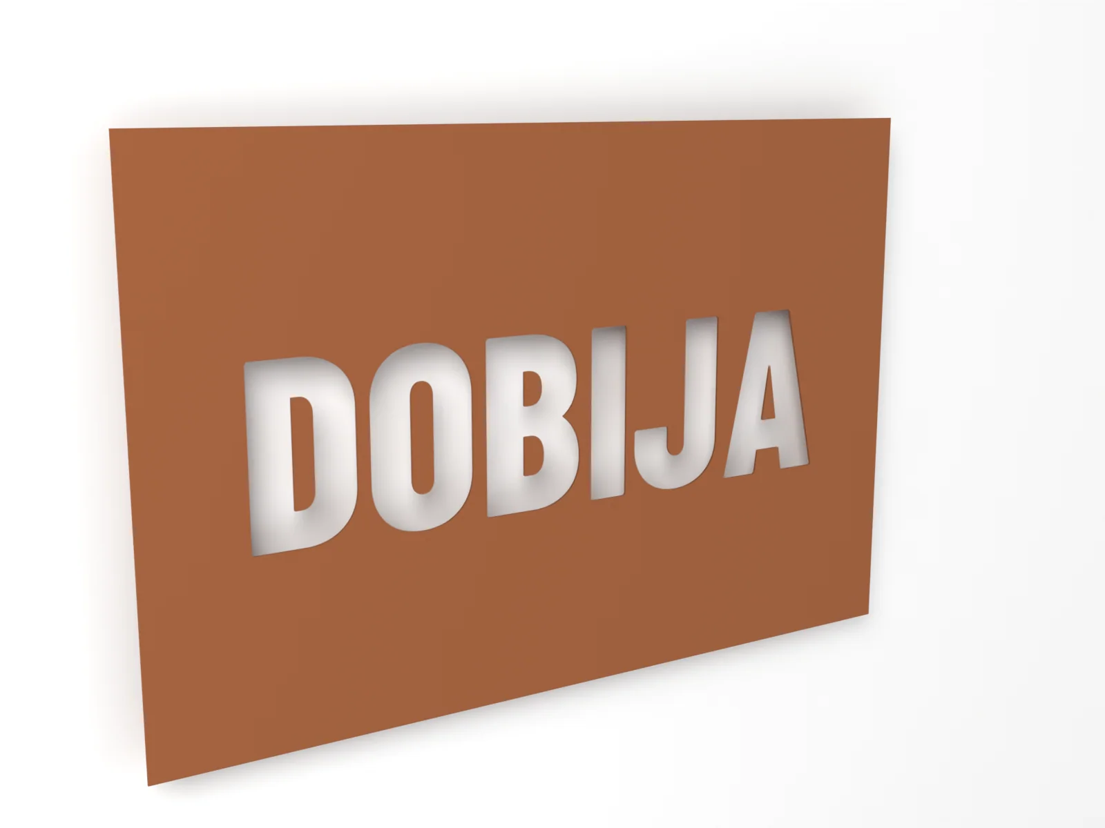 Corten Steel Signs