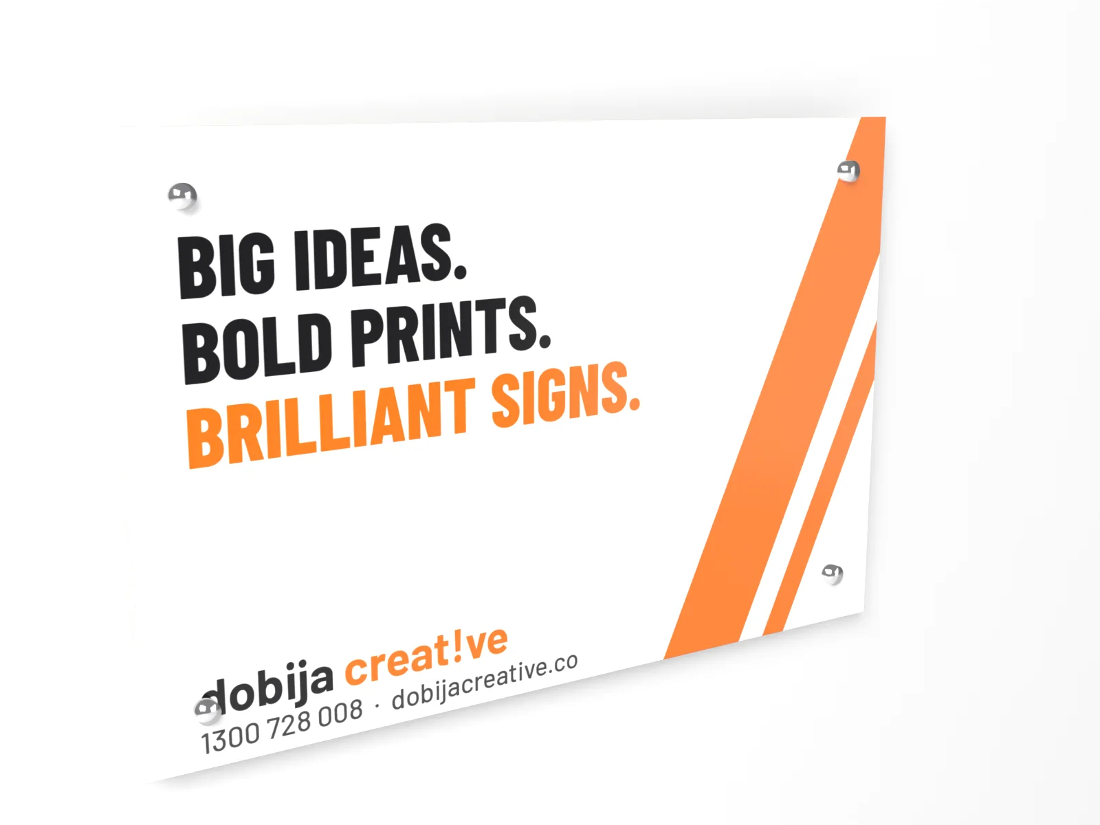 Acrylic Signs – White
