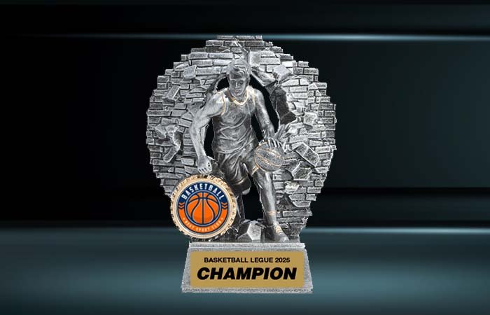 Crash Through Basketball Trophy – Male/Female