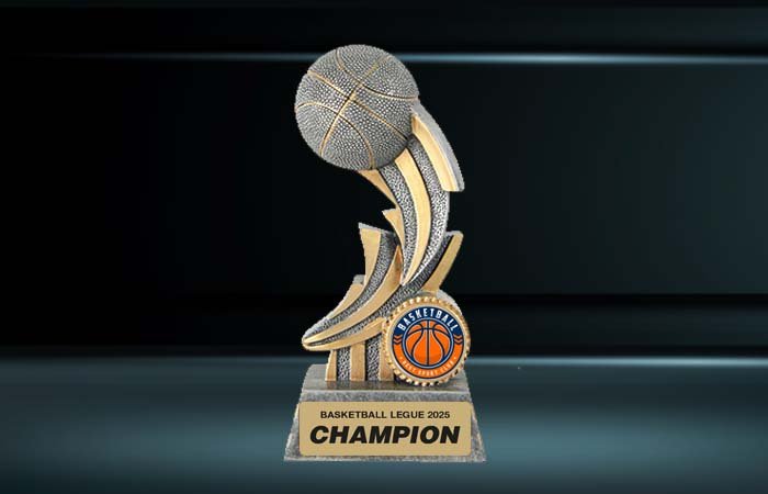 Thunderbolt Basketball Trophy
