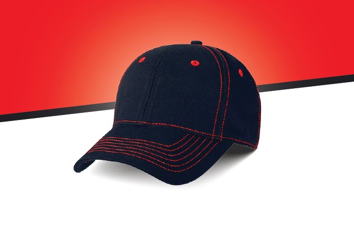 Contrast Stitch Cap