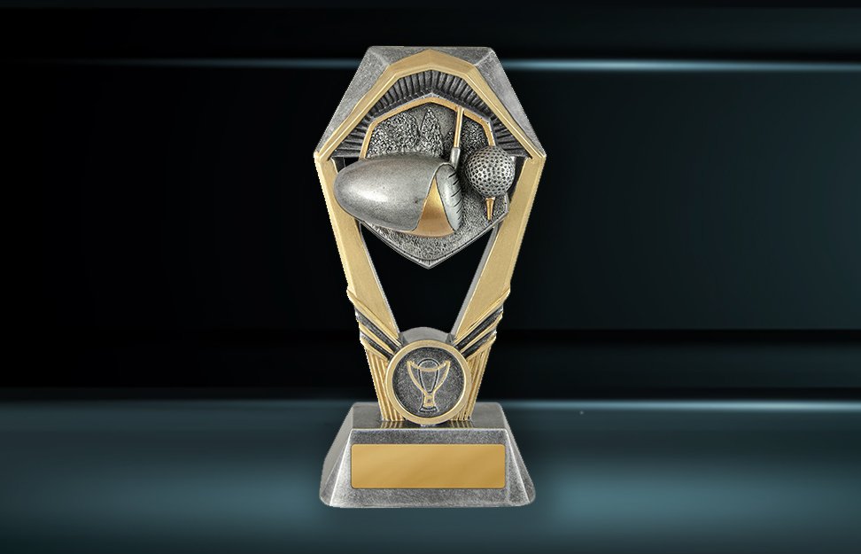 Hex Tower Golf Trophy