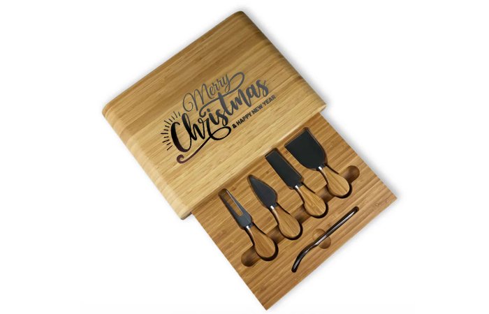 Engraved Cheese Board Set