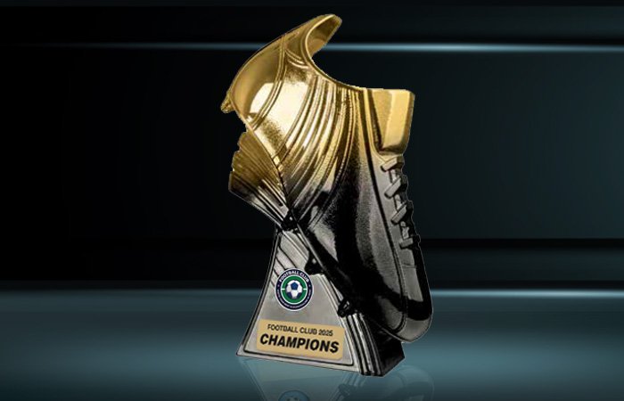 Power Boot Football Trophy