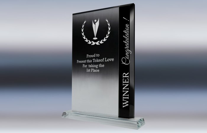 Harmony Glass Award – Rectangle Style