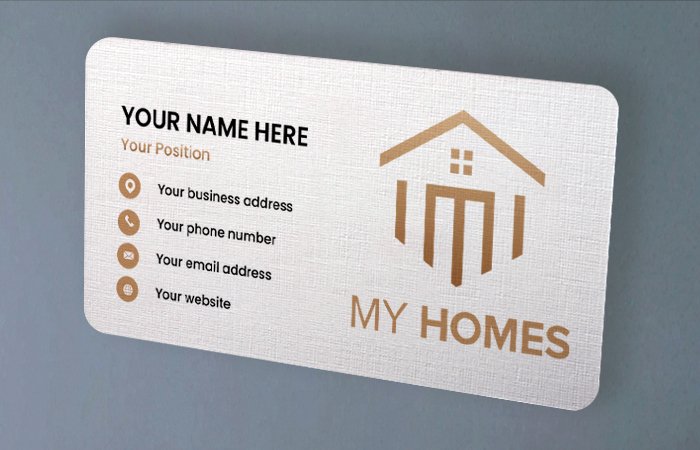 Business Cards - Linen Textured