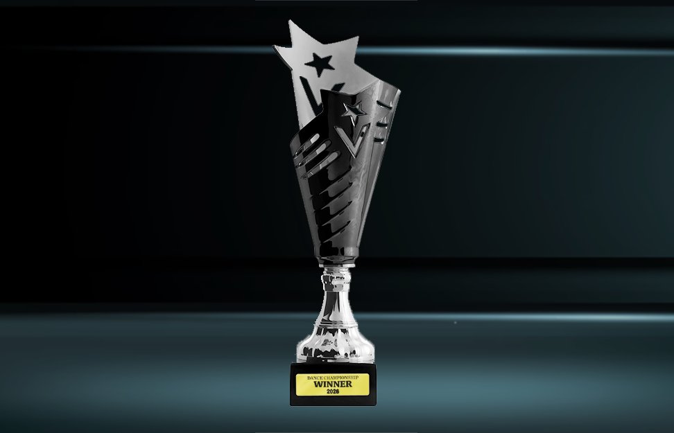 Glamour Cup Dance Trophy