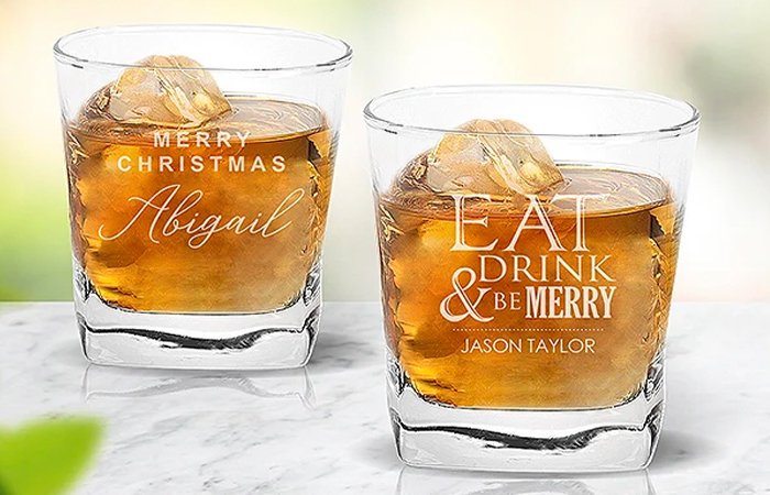 Engraved Whisky Glasses