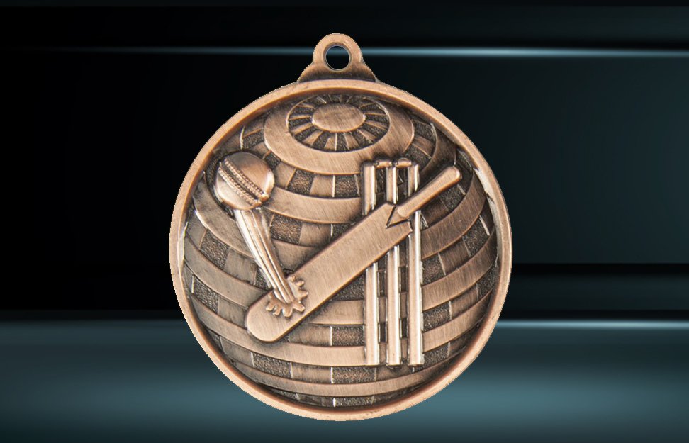 Cricket Medal – Bronze Finish