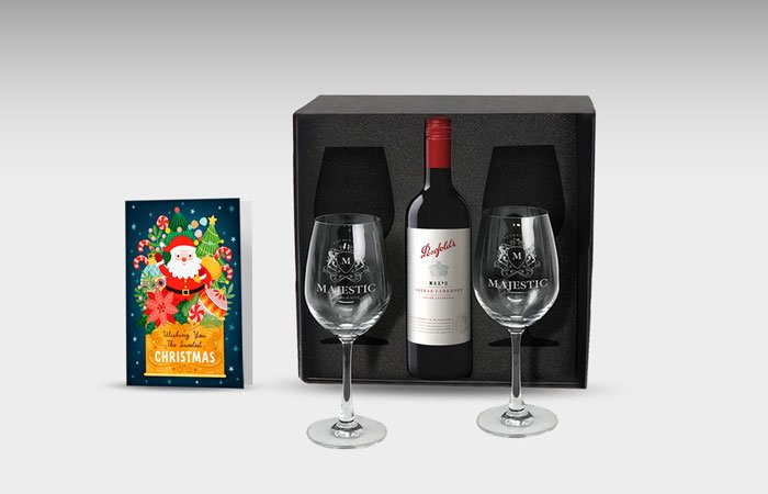 Personalised Wine Glass Gift Set