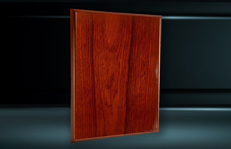 Walnut Timber Plaque – Classic Finish
