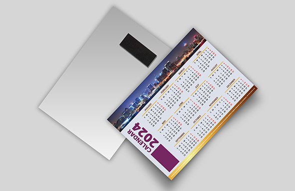 DL Calendars with Patch Magnet