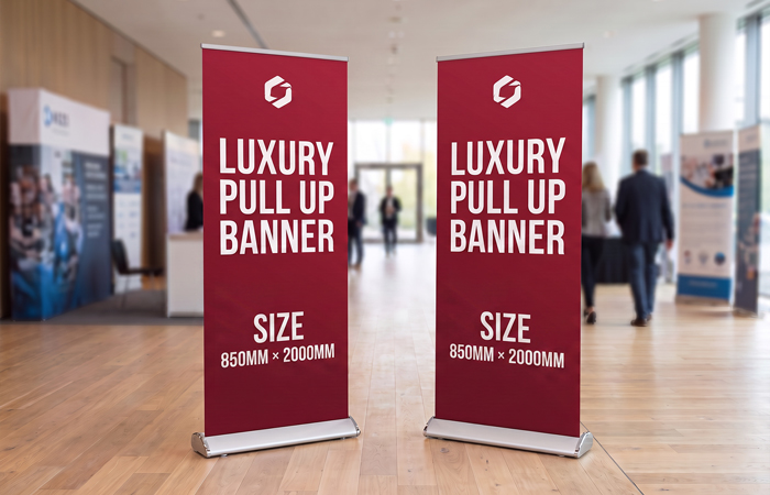 Double Sided Pull Up Banners