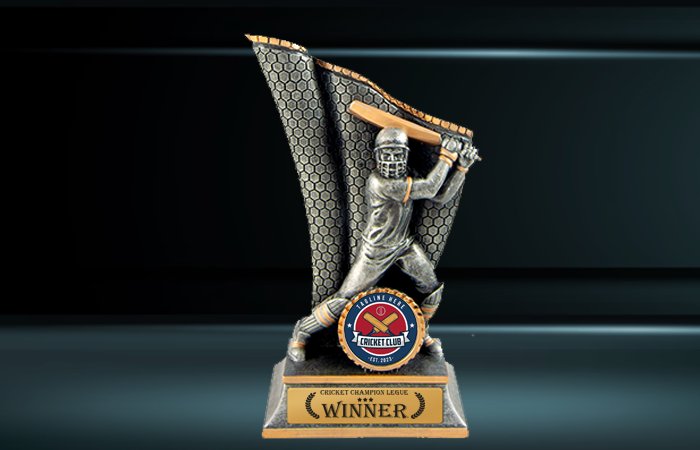 Wave Batsman Cricket Trophy (Male/Female)