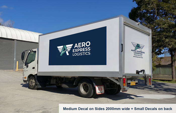 Truck signage by DPS