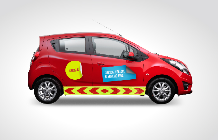 Car signage by DPS