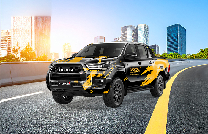 Ute signage by DPS