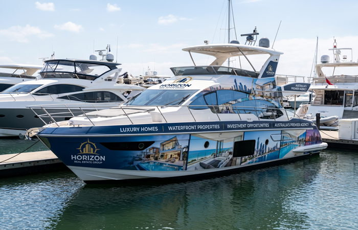 Boat signage by DPS