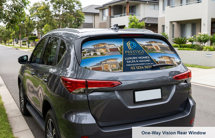 Car signage by DPS