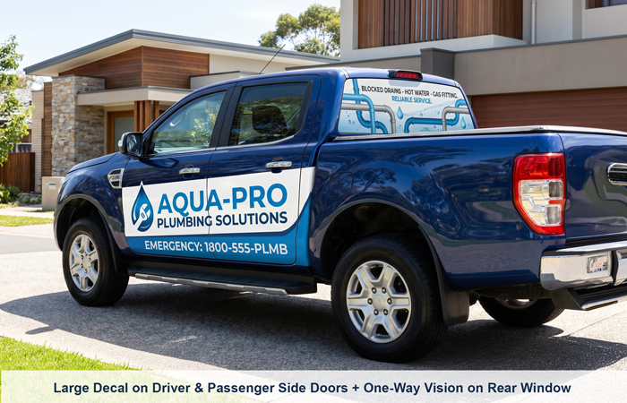 Ute signage by DPS