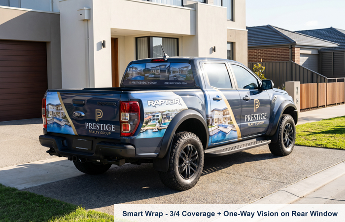 Ute signage by DPS