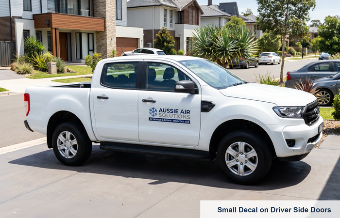 Ute signage by DPS